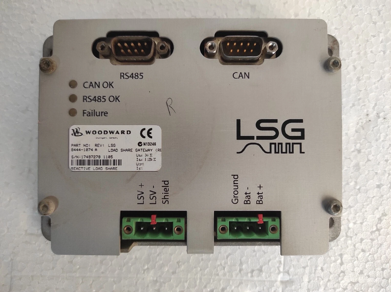 Woodward 8444-1074A lsg / LSG Load Share Gateway Transducer Rev: LSG